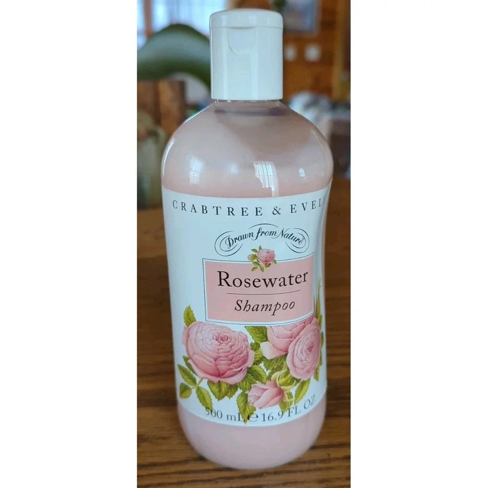 Crabtree & Evelyn Rosewater Hair Shampoo 16.9 fl oz 500 ml